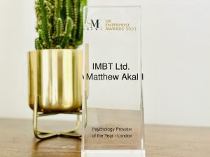 IMBT Awarded a Psychology Provider of the Year 2021 – London